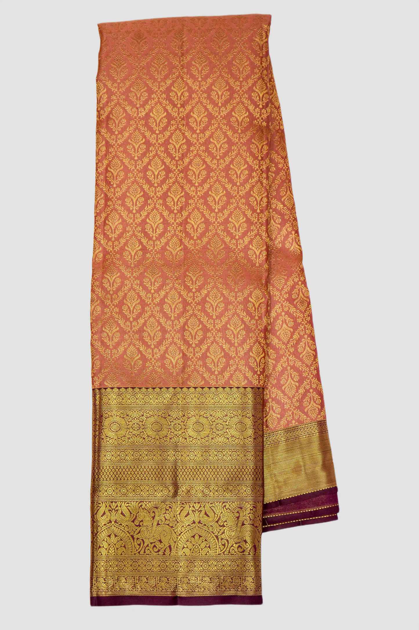 Pure Silk - Reddish Peach