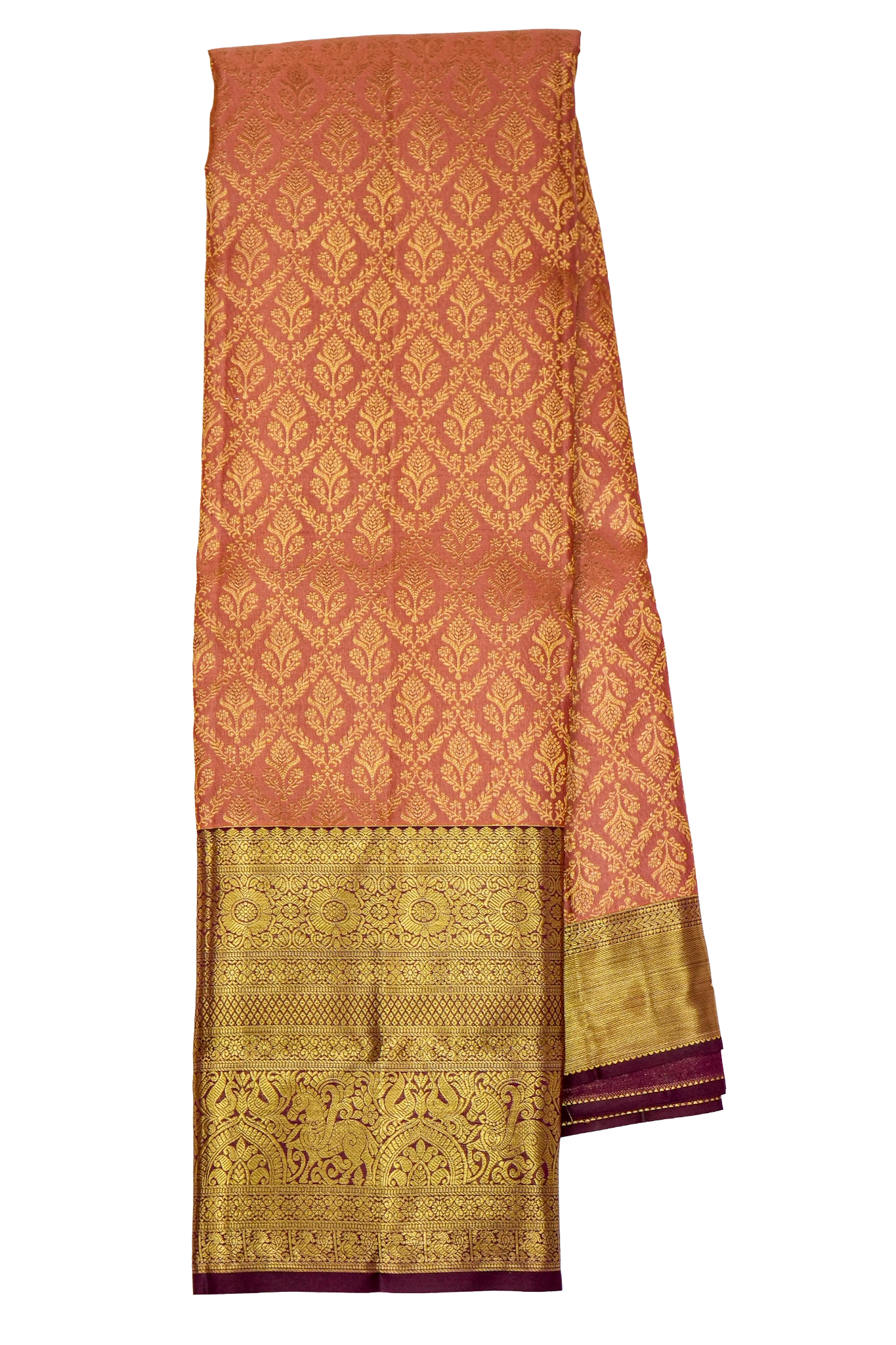 Pure Silk - Reddish Peach