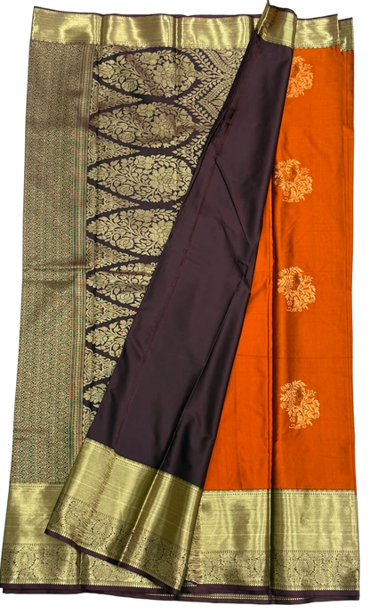 Imitation Silk - Rust Orange